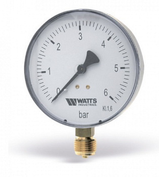 Манометр рад. 80 (1/2", 0...16 бар) WATTS (уп.50шт)